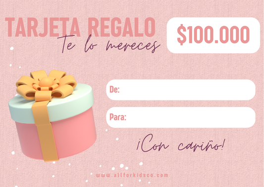 Tarjeta Regalo