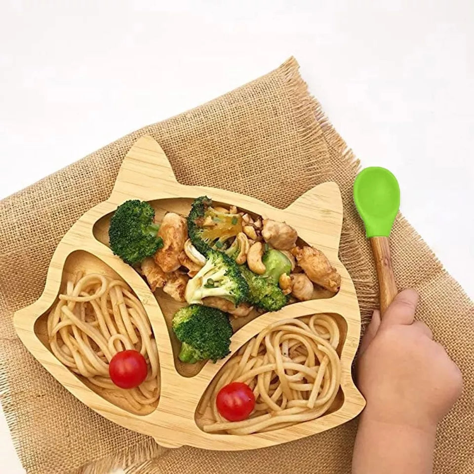 Plato bambú