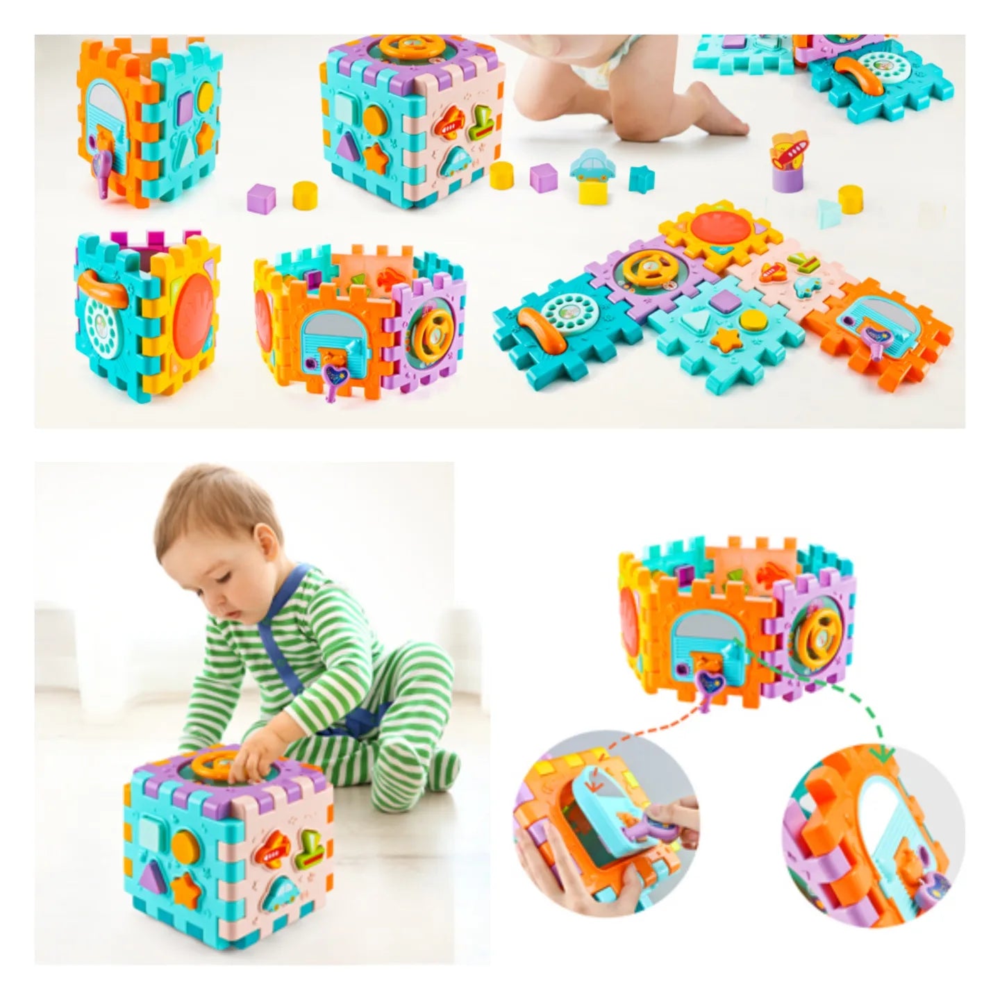 Cubo didáctico desarmable