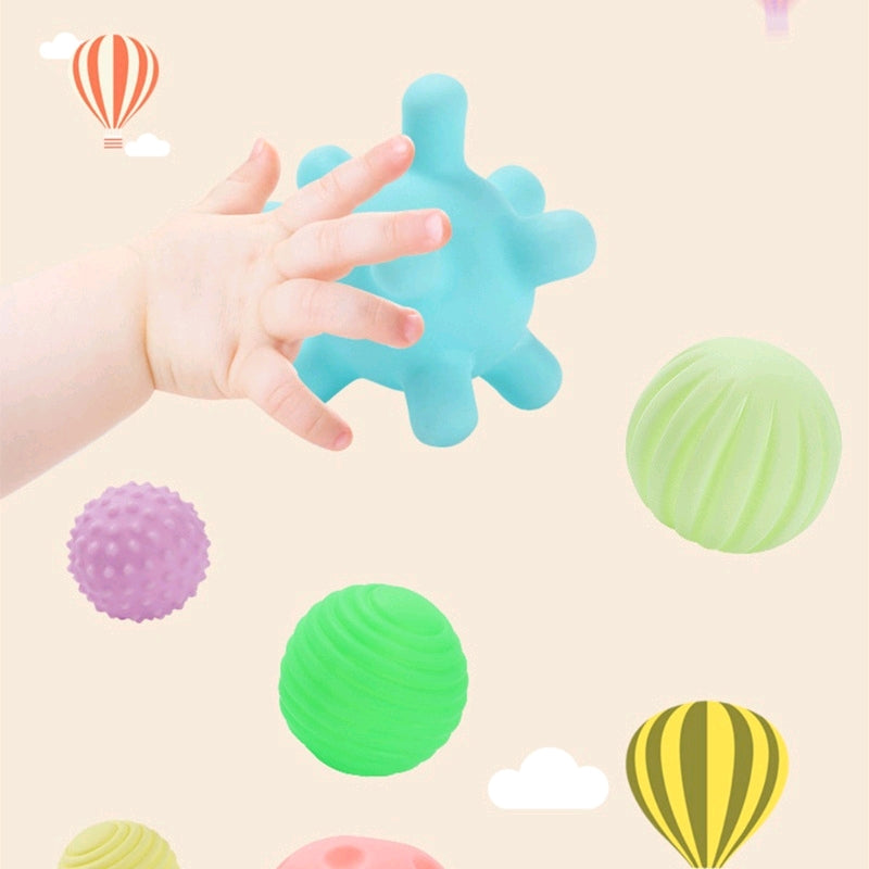 Pelotas sensoriales texturizadas