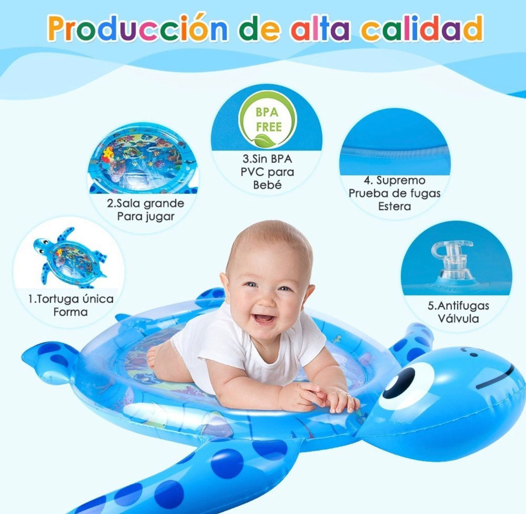 Tapete de agua tipo tortuga