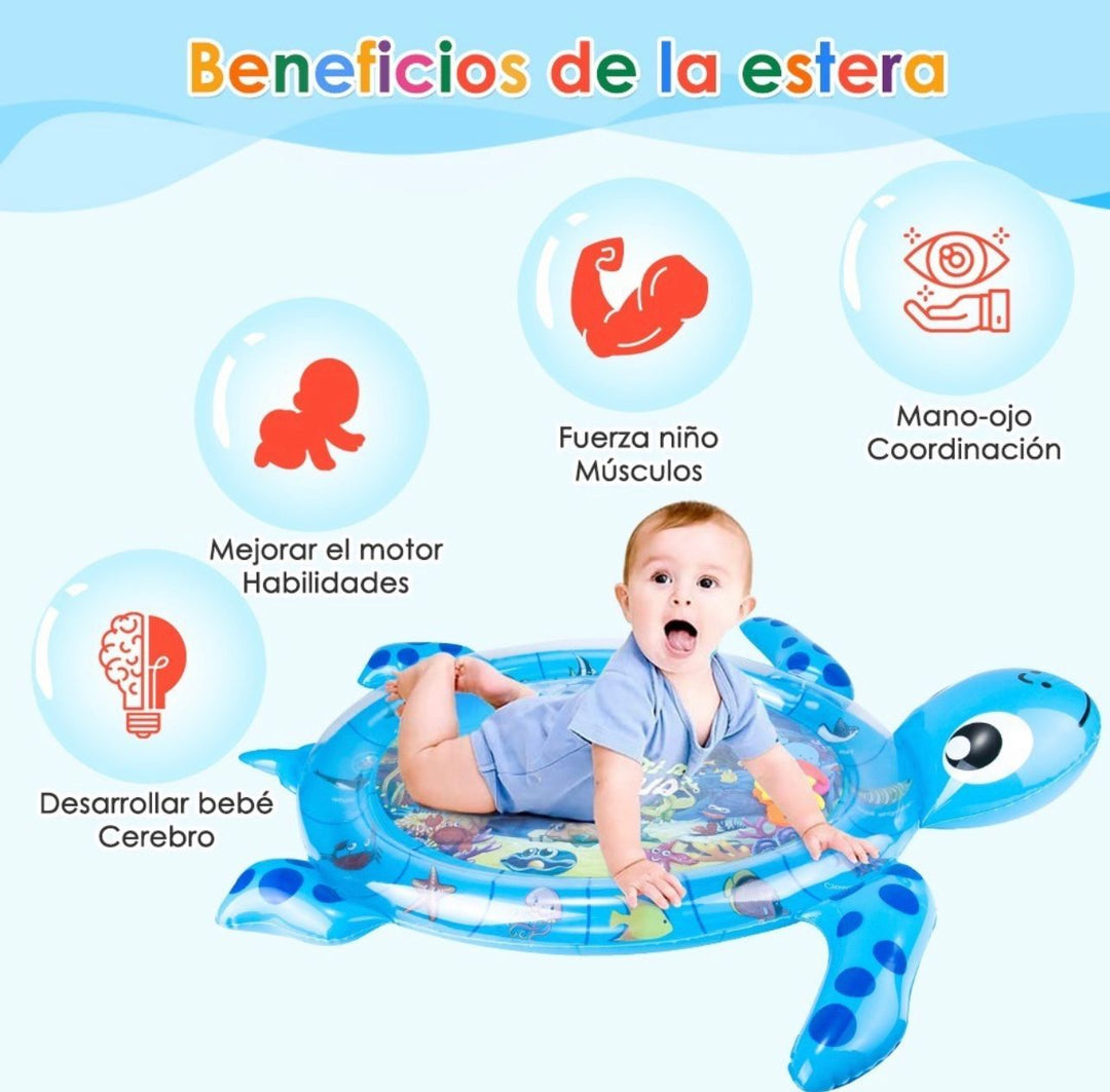 Tapete de agua tipo tortuga