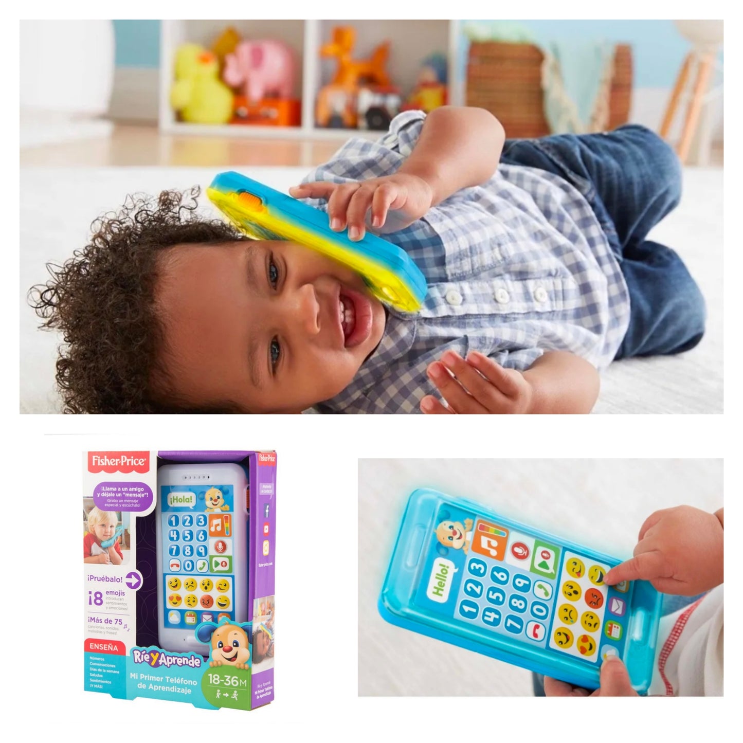 Smartphone Graba rie y aprende de Fisher price