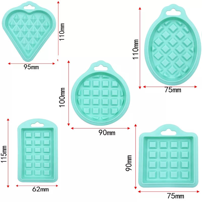 Moldes para mini waffle